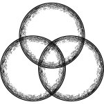 Venn Diagramme de Venn formé de 3 cerles.