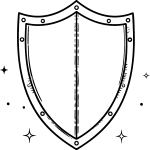 protection gris Icone d'un bouclier