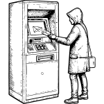 vol bancaire Icone représentant le vol bancaire