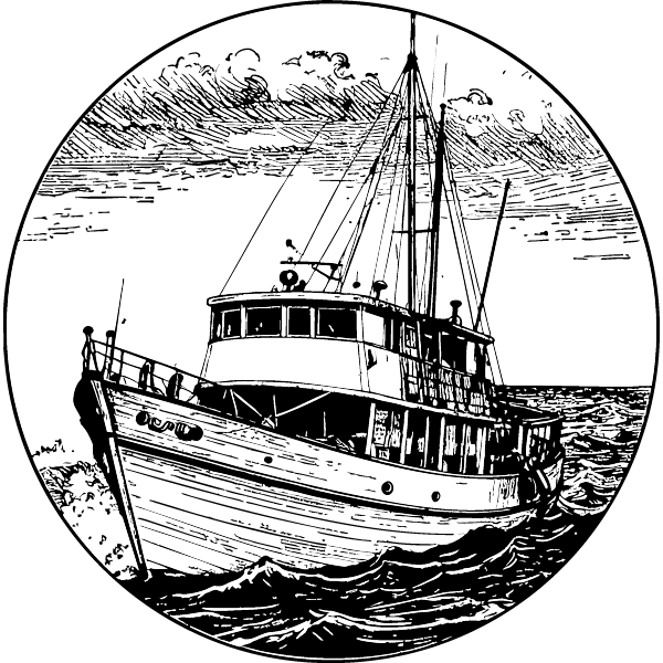 Bateau dans une temp&ecirc;te